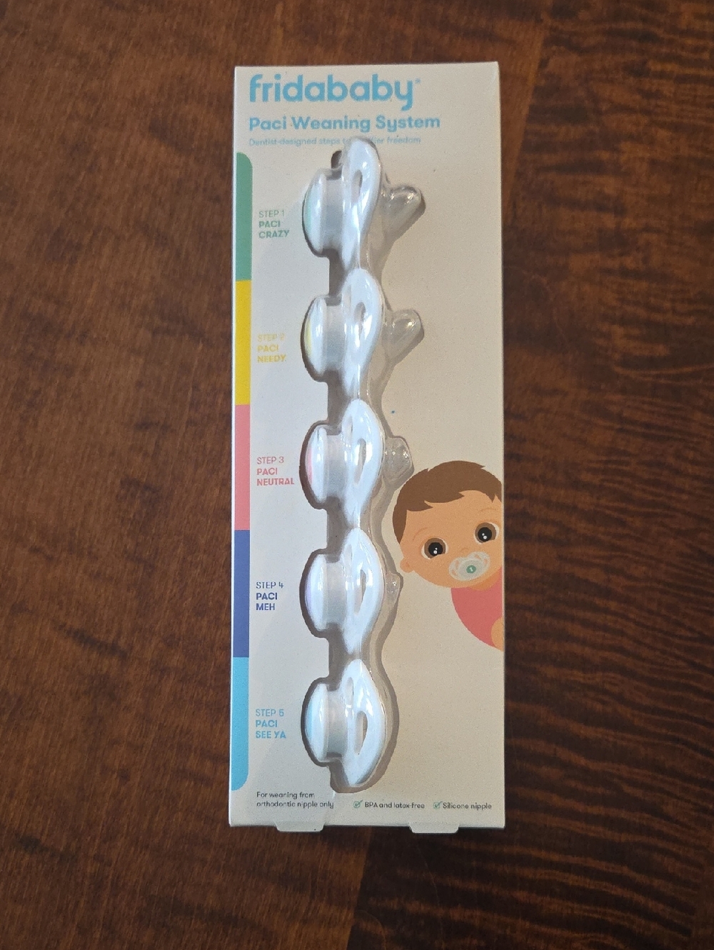fridababy Paci Weaning System - White Pacifiers Pack
